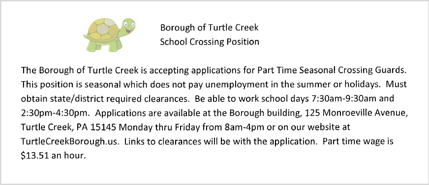 School Crossing Position 2024